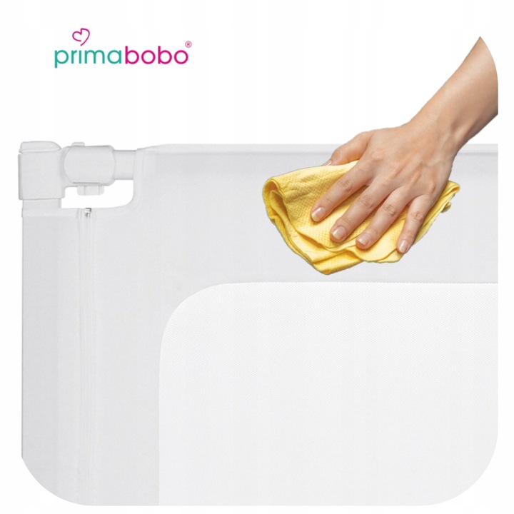 PRIMABOBO Barierka do łózka VELVO 140cm, osłona ochronna dla dzieci