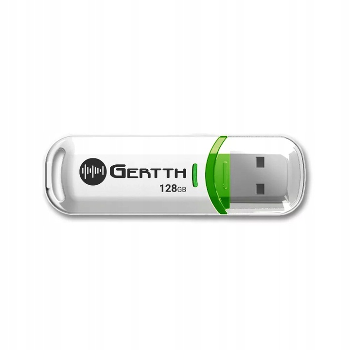 Pendrive Gertth Classic 128 GB USB 2.0 biały