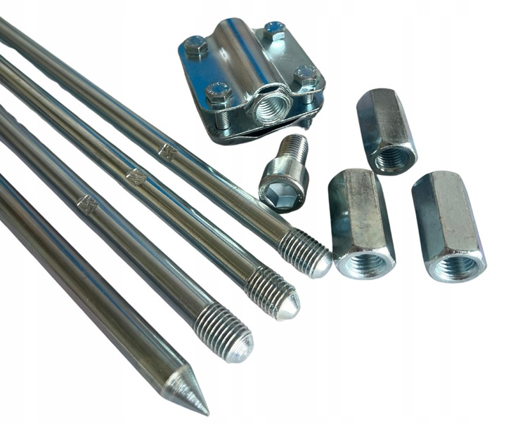 UZIOM ODGROMOWY PRĘT SZPILKA ODGROM PV KOMPLET 6MB (4x1,5m) M16 +