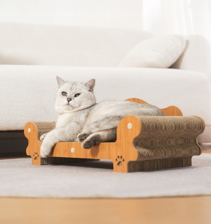 Drapak dla Kota legowisko sofa drapania kocimiętka KING (F082)