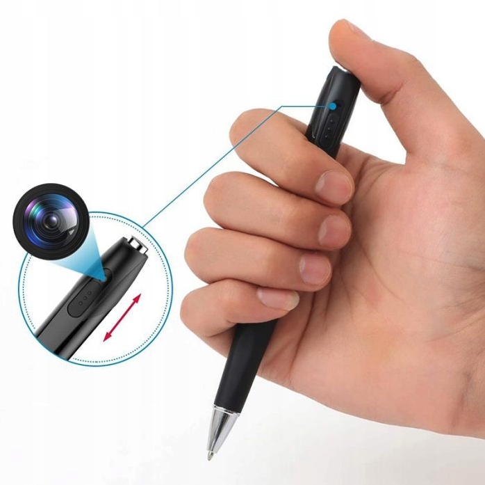 DYKTAFON DŁUGOPIS SZPIEGOWSKI MINI CYFROWY PODSŁUCH MAŁY PENDRIVE 32GB