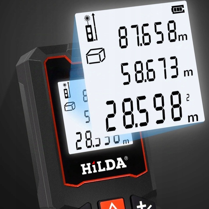 DALMIERZ LASEROWY HILDA S50 50M CYFROWY MIERNIK ODLEGŁOŚCI