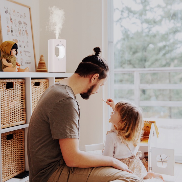 NAWILŻACZ powietrza LAMPKA NOCNA mgiełka ANTYGRAWITACYJNY