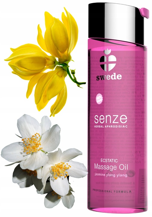 SWEDE Olejek do MASAŻU Erotycznego Afrodyzjak Ecstatic Jaśmin i Ylang 75 ml