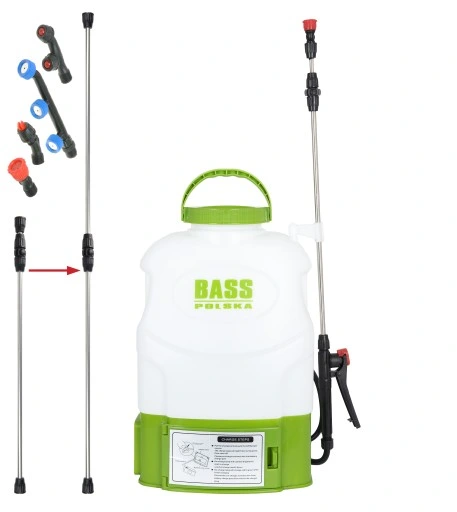 Plecakowy opryskiwacz akumulatorowy 16l + 4 dysze