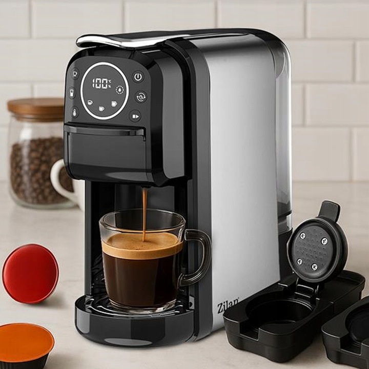 EKSPRES DO KAWY KAPSUŁKI NESPRESSO DOLCE GUSTO KAWA MIELONA 3W1 1400W