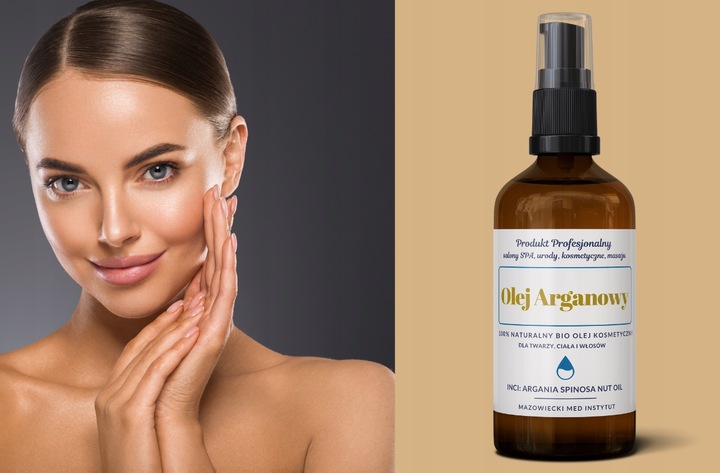 Olej olejek ARGANOWY 100 ml naturalny do twarzy