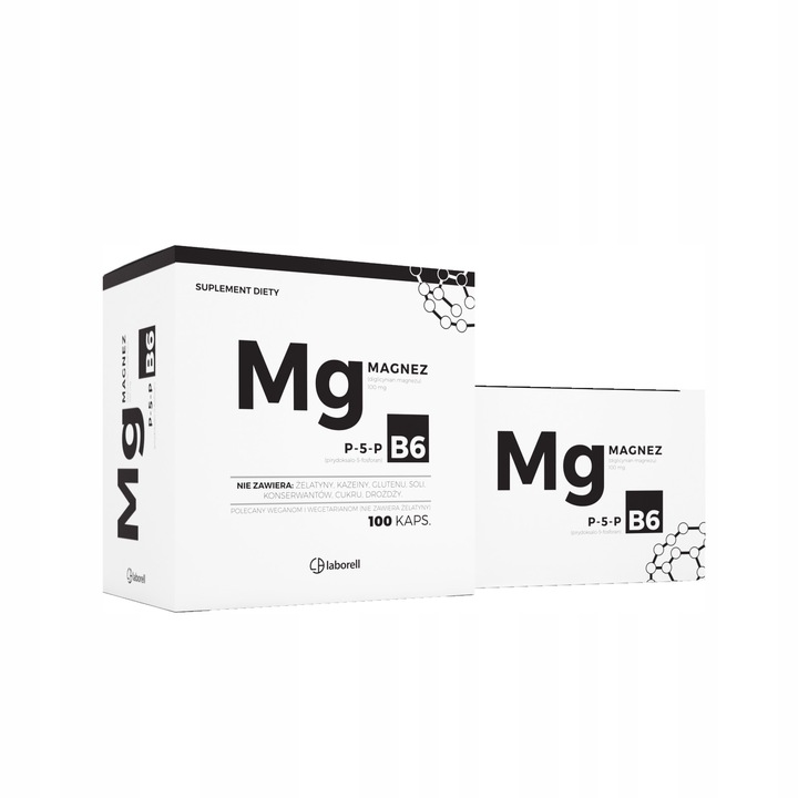 Magnez Mg + Witamina B6 MOCNE 100 kaps.