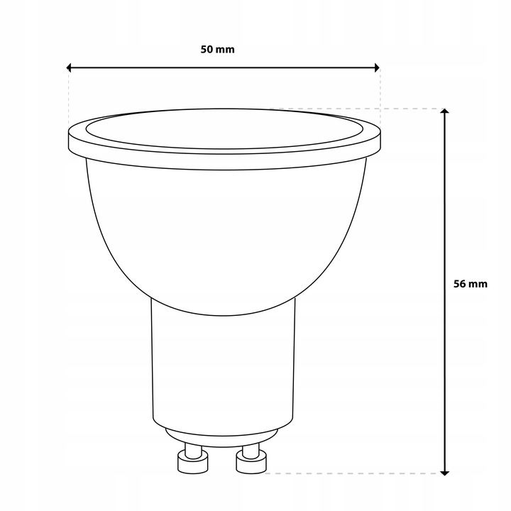 3X Żarówka LED GU10 5W =40W RGB TUYA Ściemnialna Inteligentna WiFi