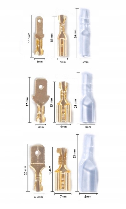 Zaciskarka praska konektorów zestaw samochodowych duży zestaw złącza