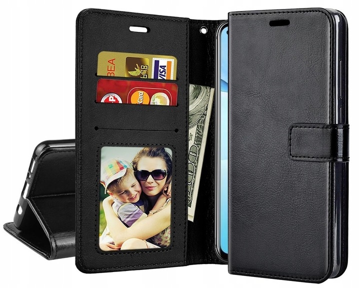 Etui Portfel Skórzany do SAMSUNG GALAXY S20 FE / S20 FE 5G +Szkło Hartowane