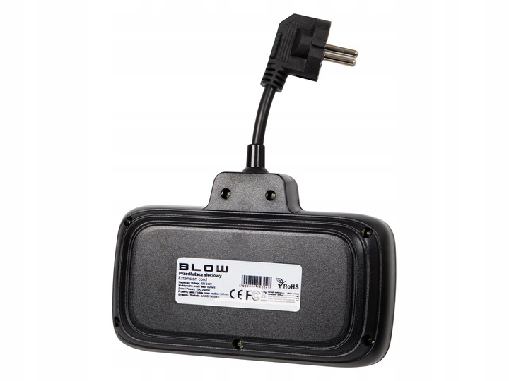 PRZEDŁUŻACZ ROZDZIELACZ ROZGAŁEŹNIK 2 GNIAZDA WŁĄCZNIK LISTWA 3x USB USB-C