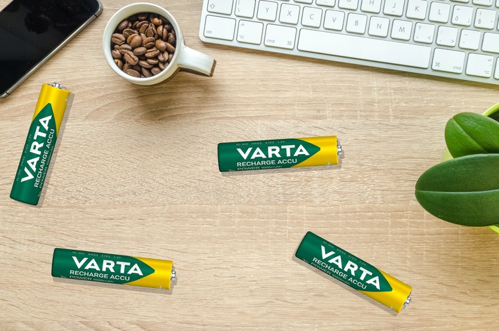 4X MOCNE AKUMULATORKI BATERIE 1000mAh AAA DO LAMP MYSZKA KLAWIATURA