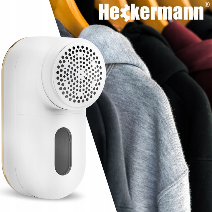 GOLARKA DO UBRAŃ SWETRÓW TAPICERKI TKANIN MASZYNKA DO ODZIEŻY 6 OSTRZY LCD