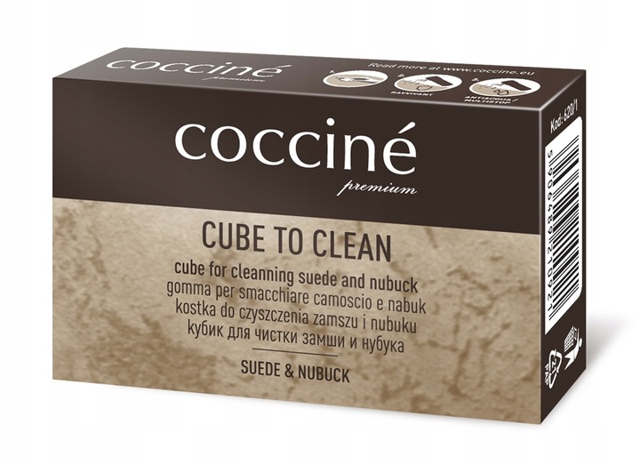 COCCINE ZESTAW DO CZYSZCZENIA ZAMSZU I NUBUKU 3W1