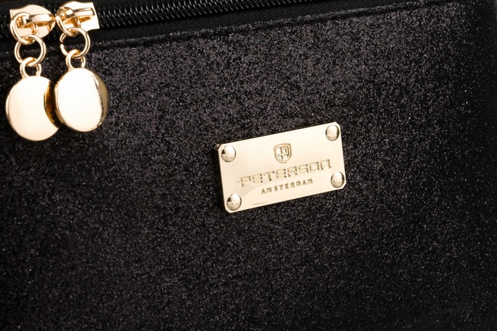 Kosmetyczka damska PETERSON na wyjazdy pojemny kuferek z uchwytem