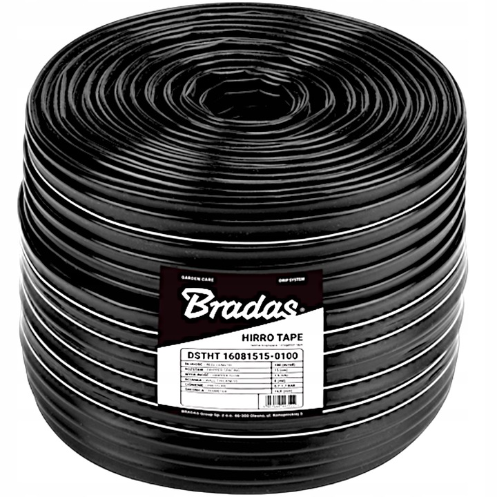 Taśma kroplująca HIRRO TAPE 100m nawadnianie ogrodu szklarni warzyw sadów