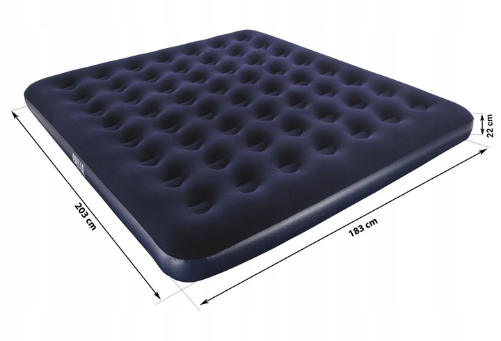 MATERAC DMUCHANY DO SPANIA BESTWAY Z POMPKĄ 2os.