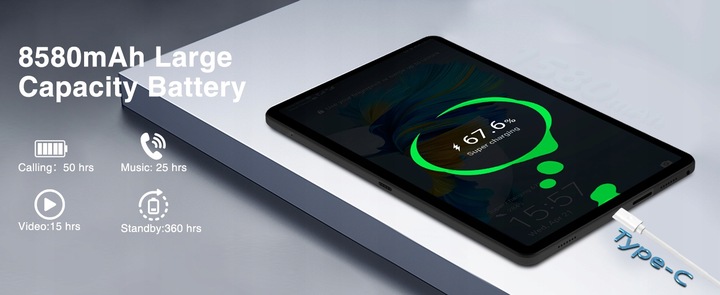 DOOGEE T30SE Tablet 11" 2.4K 9GB/128GB Android 14 WIFI SIM Hi-Res 8580mAh