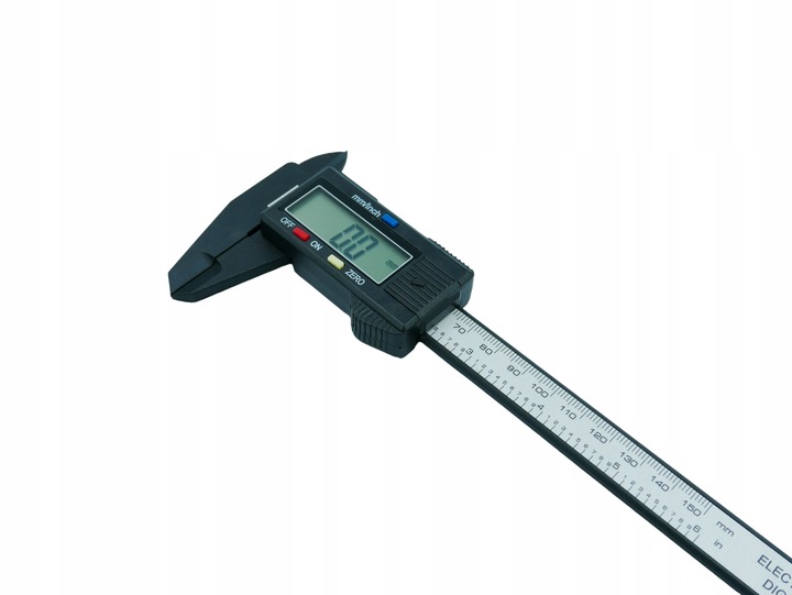 SUWMIARKA ELEKTRONICZNA CYFROWA LCD 150mm 15cm Z WŁÓKNA WĘGLOWEGO -