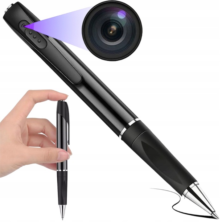 DYKTAFON DŁUGOPIS SZPIEGOWSKI MINI CYFROWY PODSŁUCH MAŁY PENDRIVE 32GB