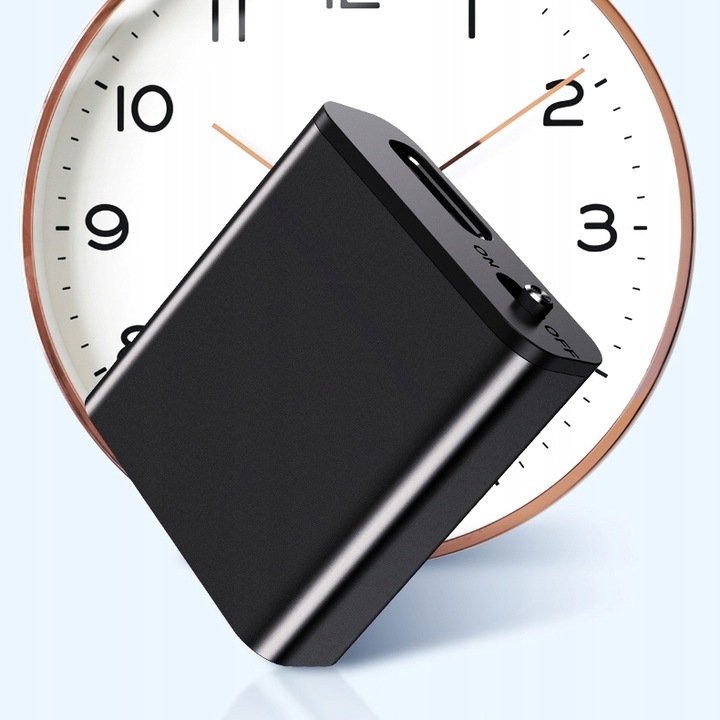 Mini Dyktafon Szpiegowski Mały 16GB Detekcja DSP Magnes Brelok