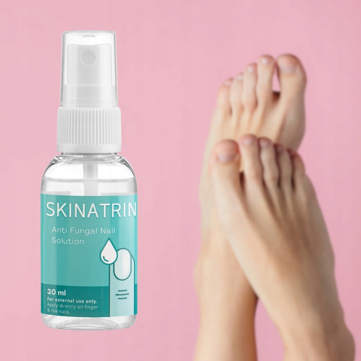 3x SKINATRIN 30ml – SILNY SPRAY NA GRZBICE STÓP I PAZNOKCI + WITAMINA C