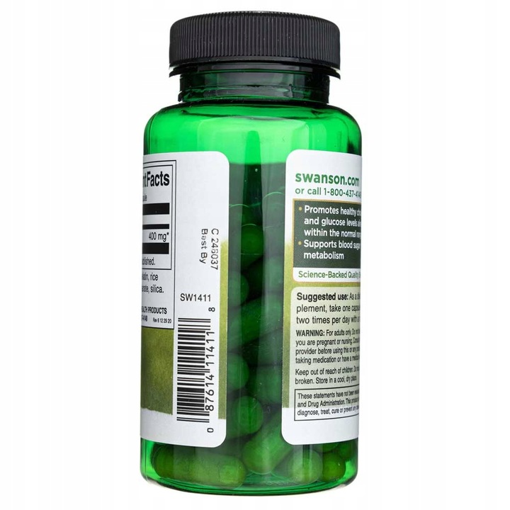 SWANSON BERBERYNA BERBERINE HCL ODCHUDZANIE CUKRZYCA TRAWIENIE JELITA 60K