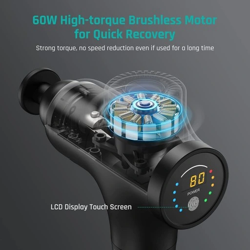 Pistolet do masażu Mebak "3 ", CZARNY