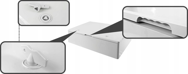 ROZDZIELNIA SKRZYNKA OBUDOWA ELEKTRYCZNA ABS IP65 40x30x17