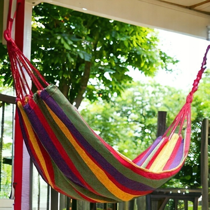 HAMAK OGRODOWY BUJAK HUŚTAWKA LEŻAK + POKROWIEC