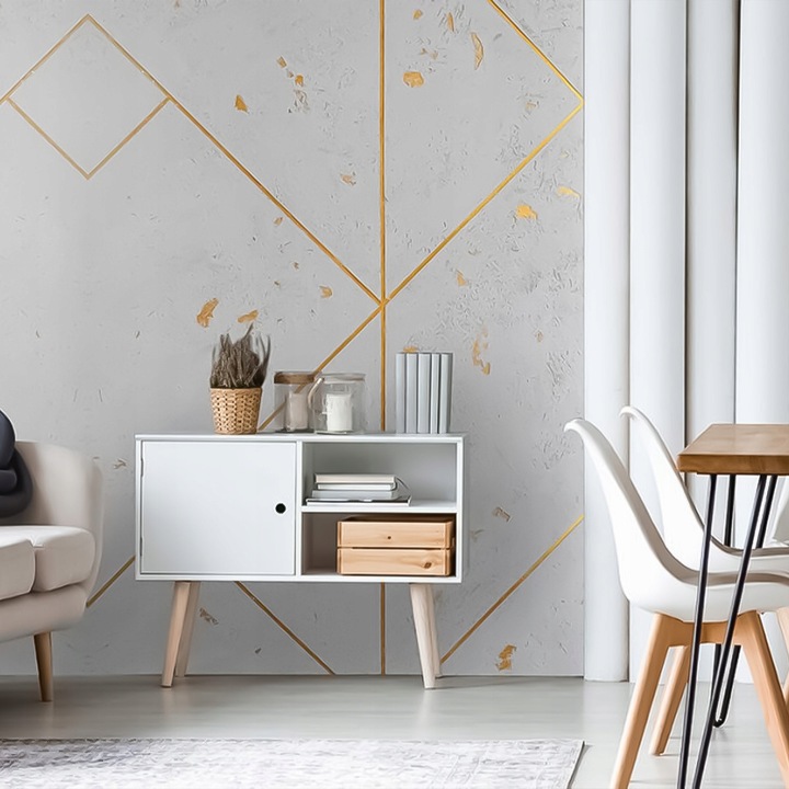 Taśma Listwa Ozdobna Samoprzylepna Dekoracyjna Złota Dekor 2 cm x 50 m