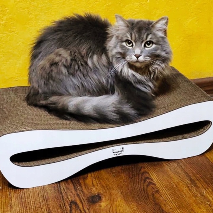 Drapak dla kota kartonowy 51x25x14 MONO ADELECAT DUŻY LEGOWISKO NISKI