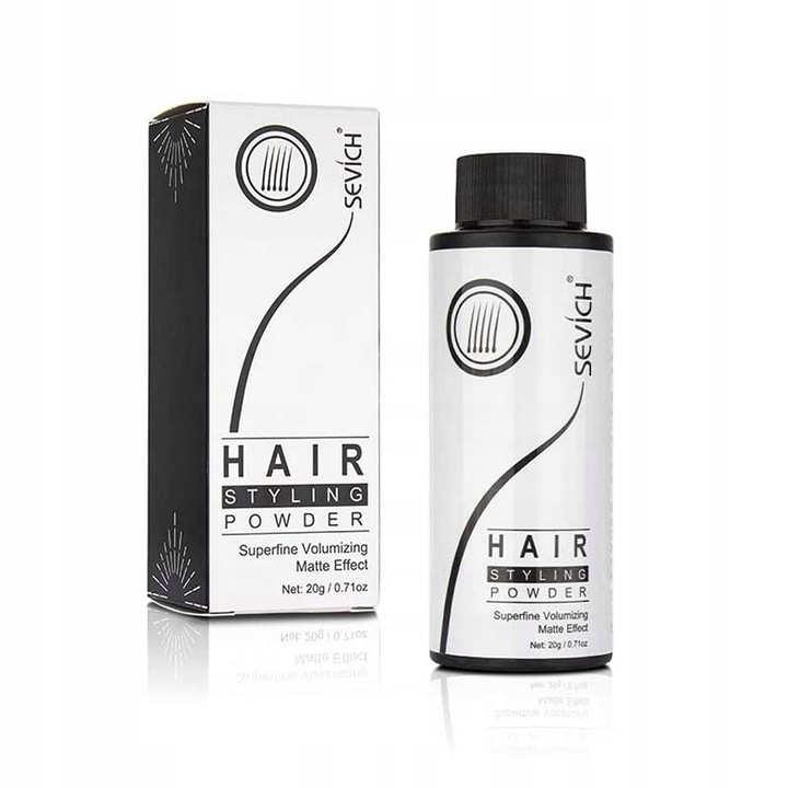 Puder Proszek do Stylizacji Włosów Matowy Efekt Objętość Przetłuszczanie