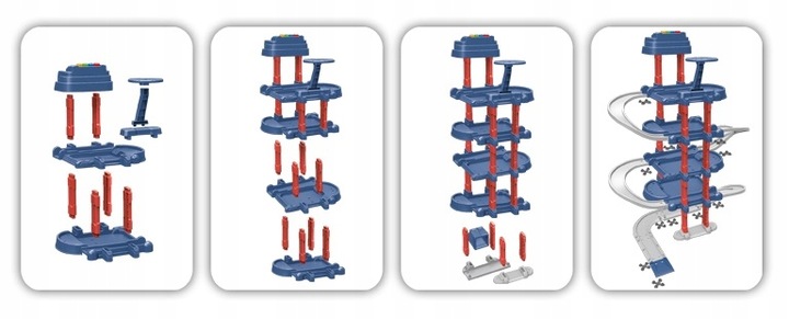 PARKING SAMOCHODOWY GARAŻ Z ELEKTRYCZNĄ WIDNĄ AUTKA SAMOCHODZIKI DLA DZIECI
