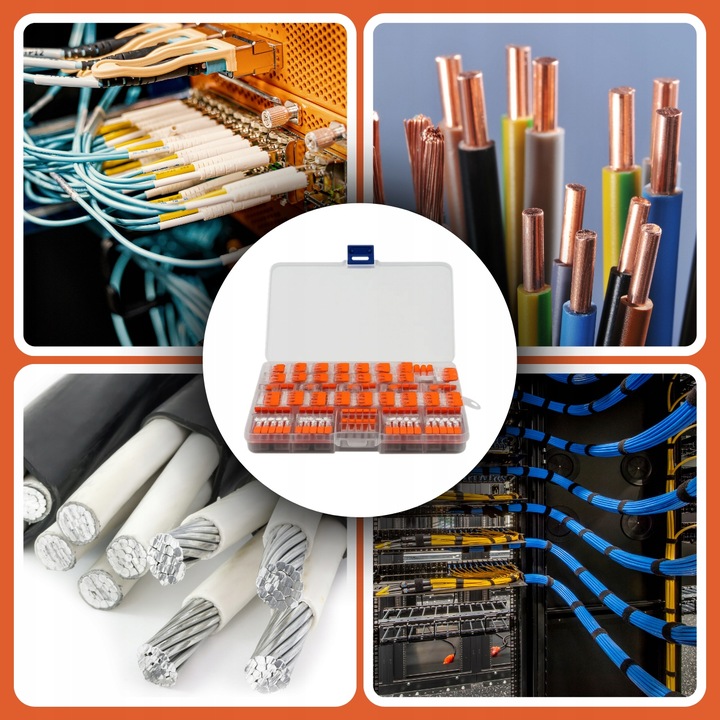 SZYBKOZŁĄCZKA SZYBKOZŁĄCZKI 55 ELEMENTÓW 2 3 5 TOROWE ZESTAW 55 SZT