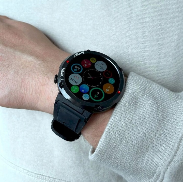 SMARTWATCH Zegarek Męski 600MAH ROZMOWY SMS