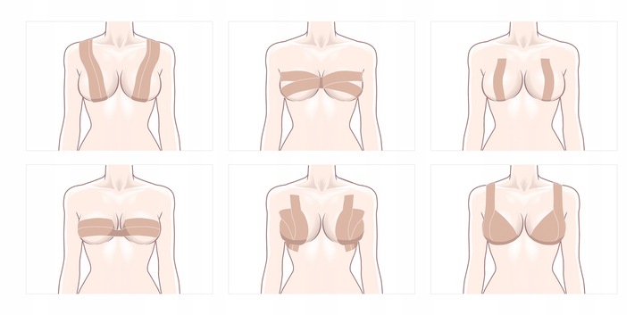 ORYGINALNA TAŚMA UNOSZĄCA BIUST MODELUJĄCA DEKOLT BOOB TAPE