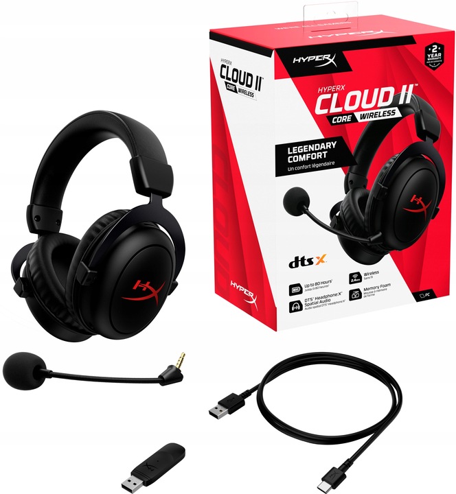Słuchawki HYPERX Cloud II Core Wireless