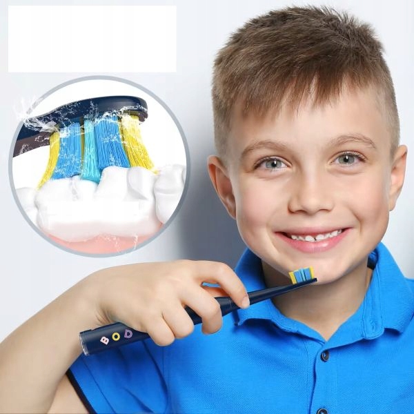 Szczoteczka soniczna dla dzieci 3-12 lat niebieska SEAGO SG-2303 USB-C