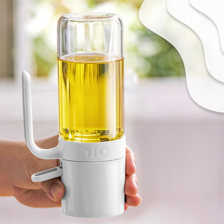 SPRYSKIWACZ DO OLIWY OLEJU KUCHENNY DOZOWNIK SZKLANY SPRAY Z RĄCZKĄ Kuketo