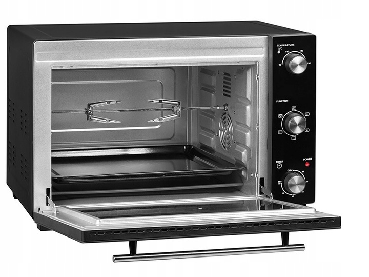 PIEKARNIK ELEKTRYCZNY 48L ROŻNO + GRILL + TERMOOBIEG WOLNOSTOJĄCY