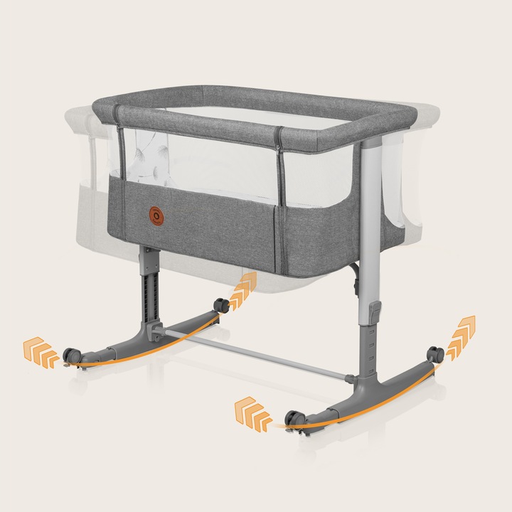 Łóżeczko dostawne, wolnostojące, kołyska 3w1 zestaw dodatków Lionelo Aurora