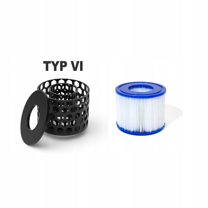 Adapter filtra typ VI Lay-Z-Spa + kulki filtracyjne gratis Bestway