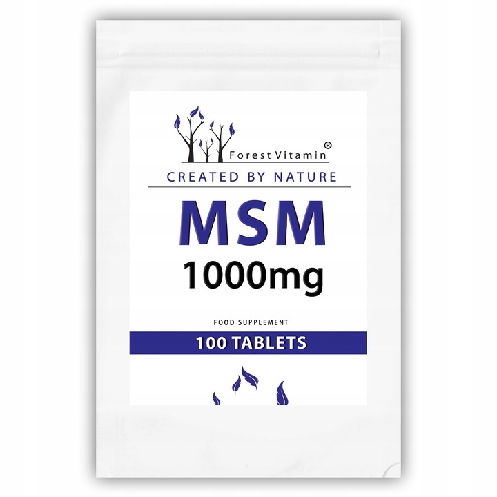 MSM SIARKA ORGANICZNA KOLAGEN STAWY KOŚCI MOCNA