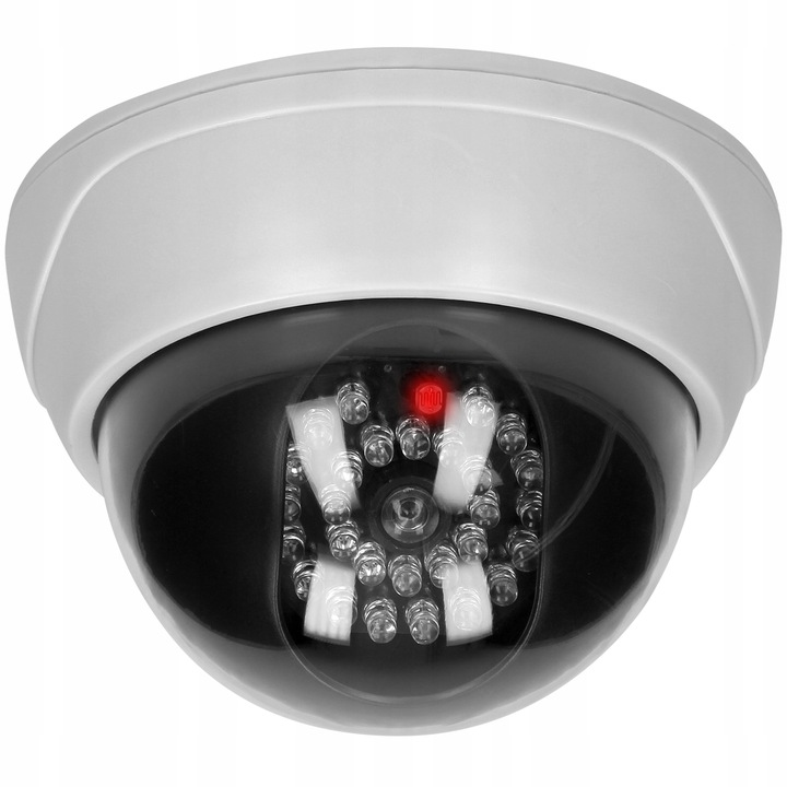 KAMERA ATRAPA KAMERY Monitoringu z PODCZERWIENIĄ na Baterie MIGAJĄCA