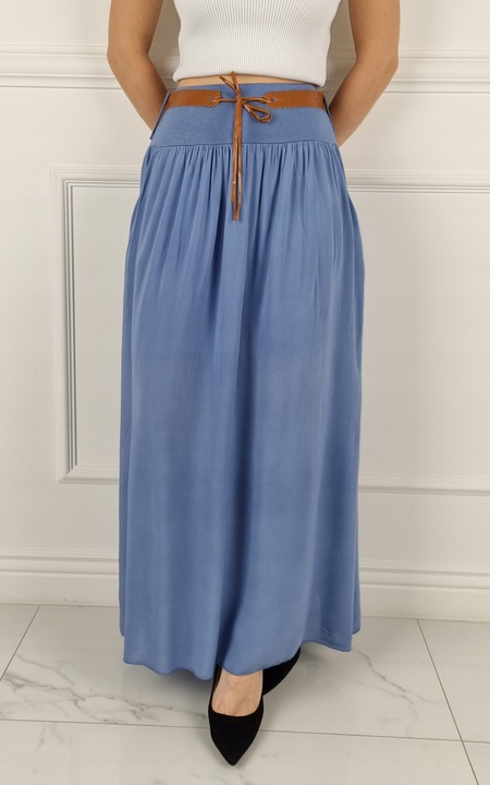 ZWIEWNA DŁUGA SPÓDNICA MAXI DO KOSTEK BOHO DAMSKA