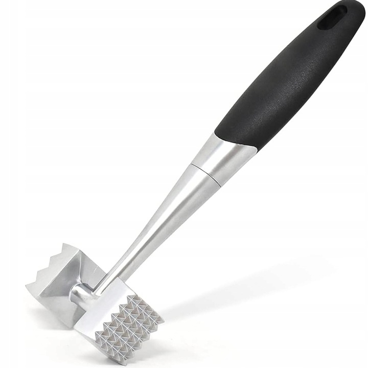 TŁUCZEK DO MIĘSA KOTLETÓW MŁOTEK DWUSTRONNY ROZBIJAK STAL NIERDZEWNA