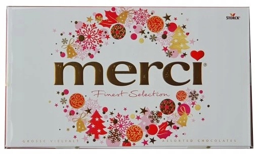 Bombonierka Merci Finest Selection 400 g Praliny data 01.04.2026.