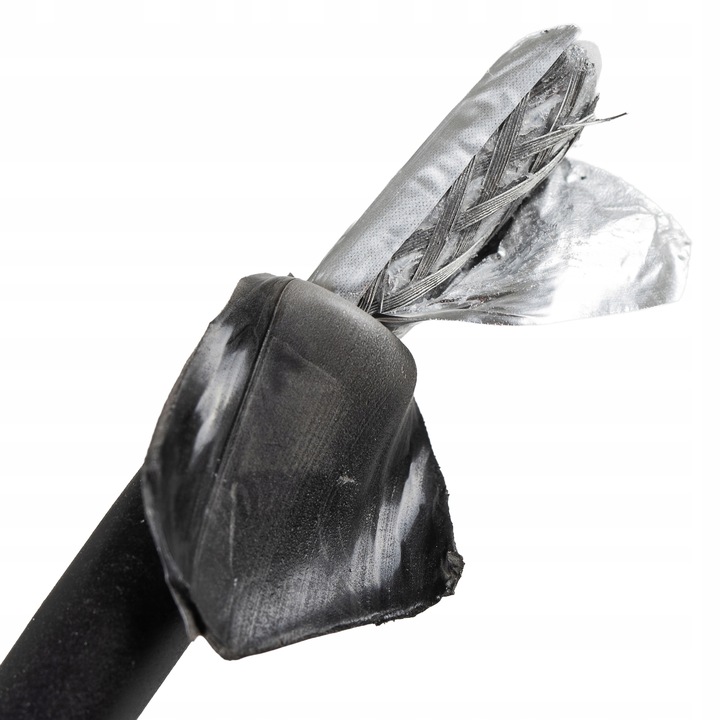 KABEL ANTENOWY KONCENTRYCZNY CZARNY ŻEL Cu PRZEWÓD ZEWNĘTRZNY ZIEMNY